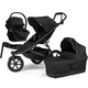Thule® Urban Glide 3 | 2in1 set | multifunctional 3-wheel jogging stroller | Black