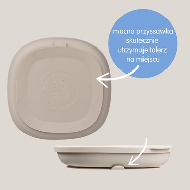 B.Box® silikonowy talerzyk z przykrywką 