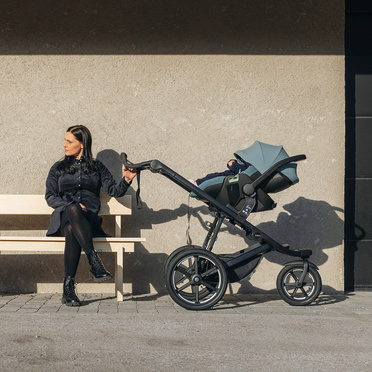 Thule® Urban Glide 3 | 2in1 set | multifunctional 3-wheel jogging stroller | Blue Mid