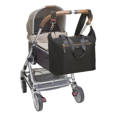 Storksak® Stroller bag Stevie luxe black