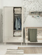 Pinio Miloo chest of drawers 3 drawers + 1 door champagne