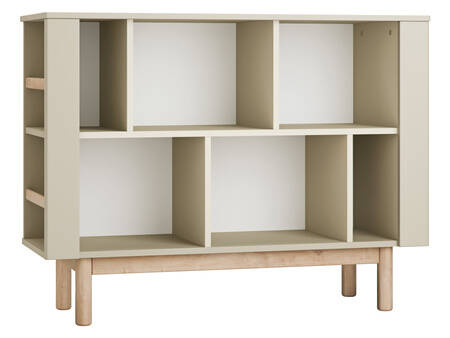 Pinio Miloo low bookcase champagne