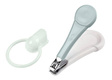 BEABA | Nail Clippers in Case | Green Blue