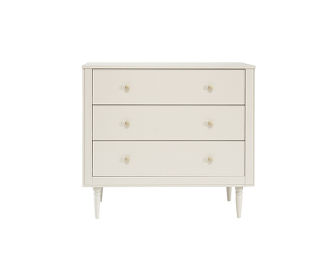 Pinio Miloo chest of drawers 3 drawers + 1 door champagne