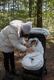Lodger® waterproof double layer winter stroller sleeping bag light gray Taslon Drizzle