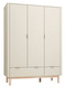 Pinio Miloo 3 door closet champagne