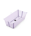 Stokke® Flexi Bath® X-Large duża składana wanienka | Transparent Calming Lavender
