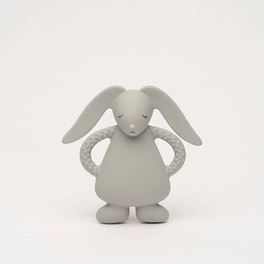 Moonie Rabbit Silver teether made of natural rubber