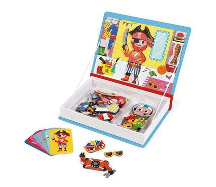 Janod | Magnetibook | Magnetic Puzzle | Costumes | Boy