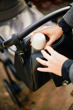 Childhome Mommy | Stroller Bag | Club Vegan Leather Black