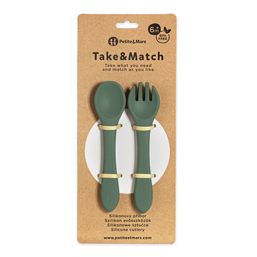 Petite&Mars® Take&Match Silikonowe sztućce