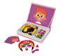 Janod | Magnetibook | Magnetic Puzzle | Funny Faces | Girl