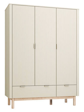 Pinio Miloo 3 door closet champagne