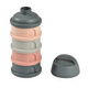 BEABA | Zestaw 4 Pojemników do Przechowywania Mleka | mineral grey / pink