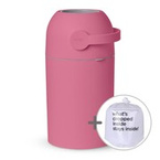 Magic | Used diaper garbage can - dark pink (for 25 diapers) + bags