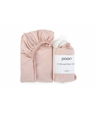 Poofi® sheet 100% organic cotton, 140 x 70 cm | Powdered