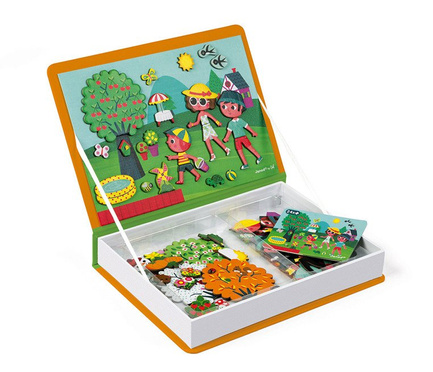 Janod | Magnetibook | Magnetyczna Układanka | 4 Pory Roku