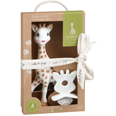 SOPHIE THE GIRAFFE SO'PURE SET WITH TEETHING TOY
