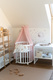 Waldin® tiulowy baldachim ze wspornikiem Rose