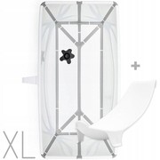 Stokke® Flexi Bath® X-Large + Newborn Support duża wanienka z wkładką | White