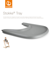Stokke® Tripp Trapp® Tray tacka do krzesełka | Storm Grey
