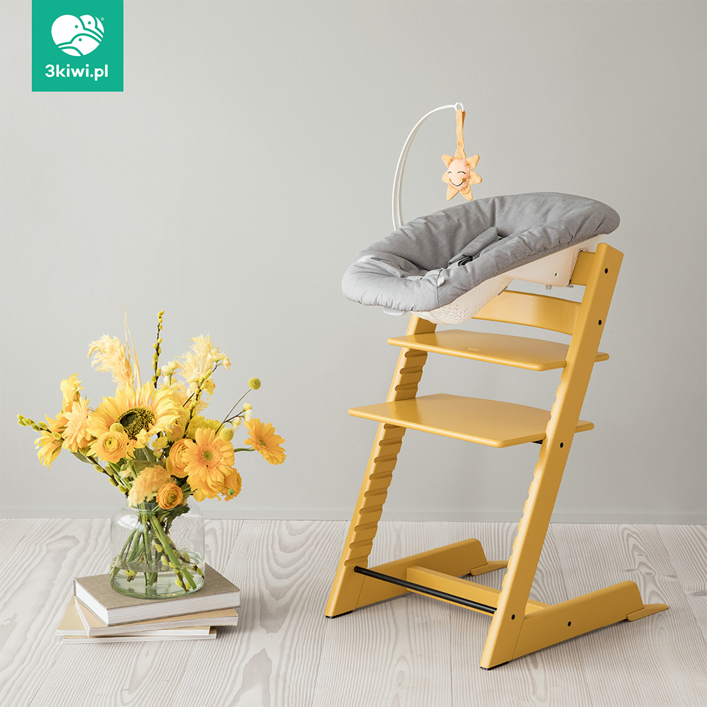 Stokke Tripp Trapp krzese ko le aczek niemowl cy Newborn Set Sunflower Yellow
