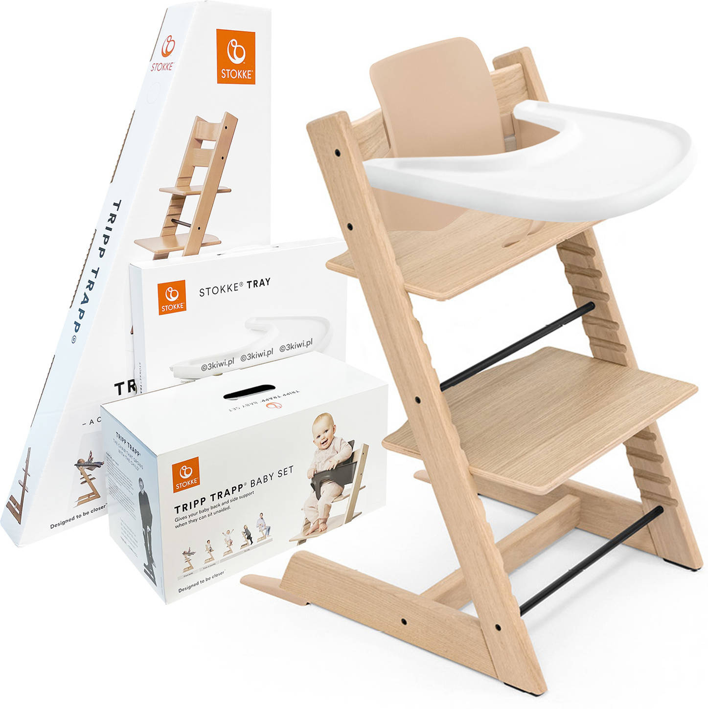 Stokke® Tripp Trapp® High Chair - Oak Black – Galt Baby