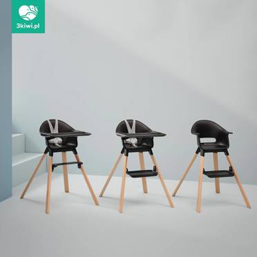  Stokke® Clikk™ ergonomiczne krzesełko dla dziecka | Natural + Black