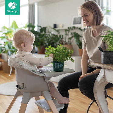 Stokke® Clikk™ ergonomiczne krzesełko dla dziecka | Natural + Clover Green - model ekspozycyjny
