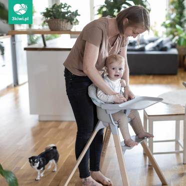  Stokke® Clikk™ ergonomiczne krzesełko dla dziecka | Natural + Clover Green - model ekspozycyjny