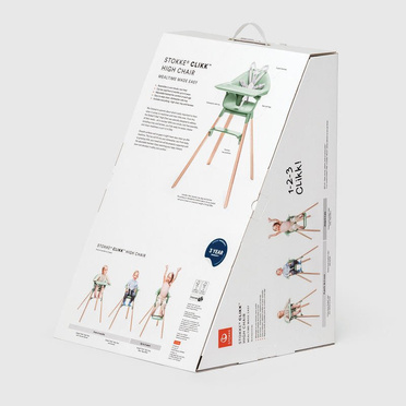 Stokke® Clikk™ ergonomiczne krzesełko dla dziecka | Natural + Fjord Blue