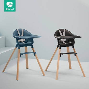  Stokke® Clikk™ ergonomiczne krzesełko dla dziecka | Natural + Fjord Blue