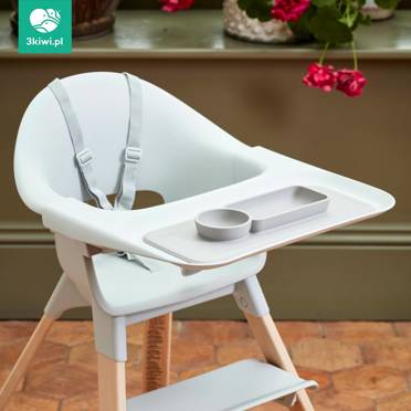  Stokke® Clikk™ ergonomiczne krzesełko dla dziecka | Natural + Sunny Coral - Model ekspozycyjny