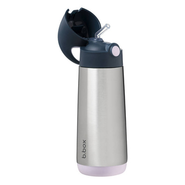 B.Box® Termobutelka ze Słomką 500ml indigo rose