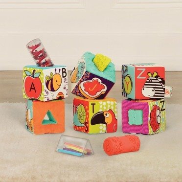B.Toys | ABC Block Party | Klocki Materiałowe z Sorterami