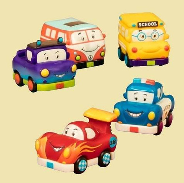 B.Toys | Mini Wheeee-ls! | Miękkie Autko | Bus 