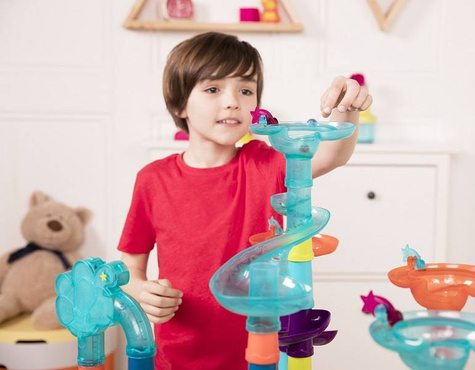 B.Toys™ Marble-palooza Deluxe interaktywny kulodrom wersja duża 62 elementy