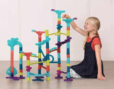 B.Toys™ Marble-palooza Deluxe interaktywny kulodrom wersja duża 62 elementy