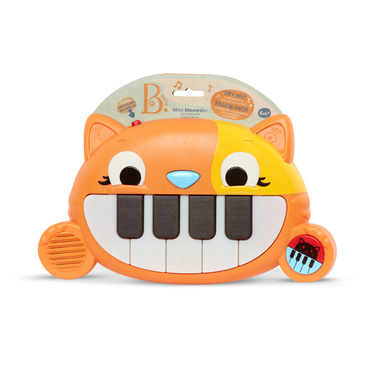 B.Toys™ Mini Meowsic mini-keyboard kotek pianinko dla najmłodszych 