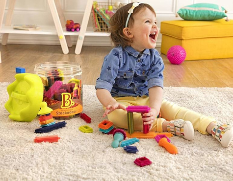 B.Toys™ Stackadoos in Jar klocki jeżyki w słoju