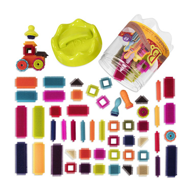 B.Toys™ Stackadoos in Jar klocki jeżyki w słoju
