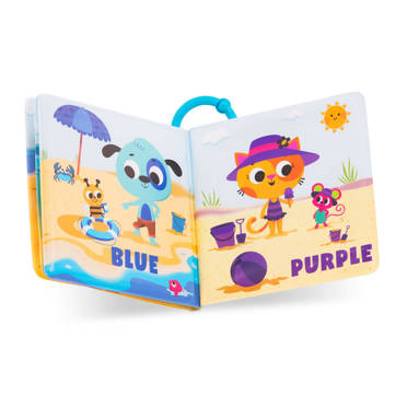 B.Toys™ Tub Time Books wodoodporna pływająca książeczka do kąpieli | Kolory