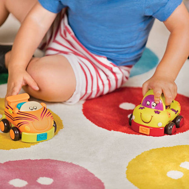 B.Toys™ Wheeee-ls! zestaw 4 autek z napędem pull-back