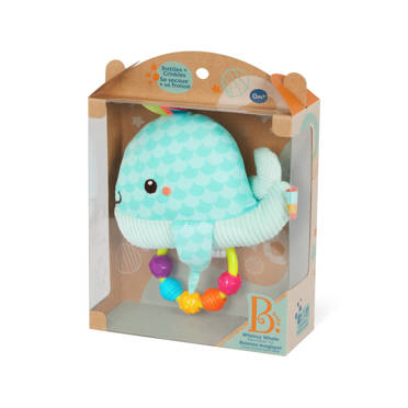 B.Toys™ Whimsy Whale grzechotka sensoryczna | Wielorybek