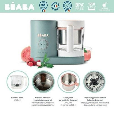 BEABA Babycook Neo | Urządzenie Wielofunkcyjne do Gotowania Posiłków | Eucalyptus