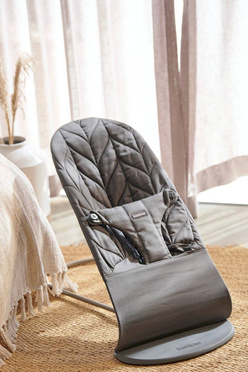 BabyBjorn | BLISS Baby Bouncer | Leżaczek-Bujaczek | 100% Bawełna | Anthracite