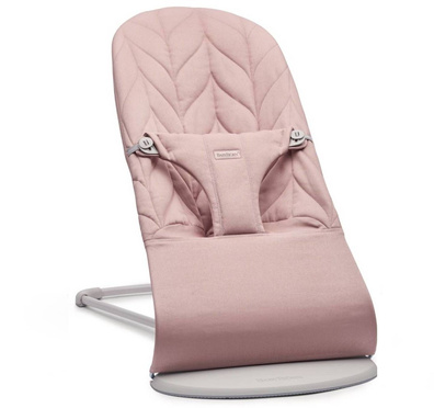 BabyBjorn | BLISS Baby Bouncer | Leżaczek-Bujaczek | 100% Bawełna | Dusty Pink