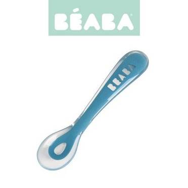Beaba | Łyżeczka Silikonowa 8m+ | Blue