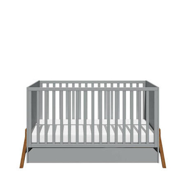 Bellamy Lotta łóżeczko 70 x 140 | Gray (szary mat + dąb)
