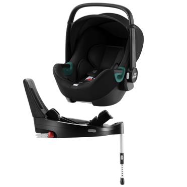 Britax Romer | Baby-Safe 3 i-Size + Flex Base iSense | Fotelik Samochodowy 0-13 kg z Obrotową Bazą | Space Black 